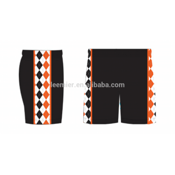 Sublimation sportswear custom argyle lacrosse shorts